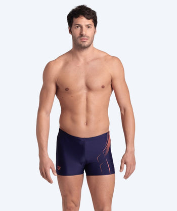 Arena Badehose für Herren - Dive - Dunkelblau/orange
