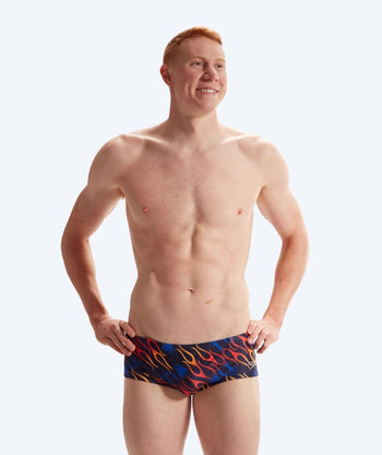 Speedo Trunks für Herren - Club Training Allover - Dunkelblau/rot