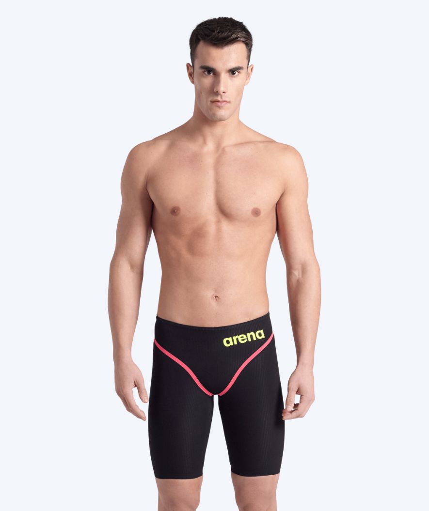 Arena Wettkampf Badehose für Herren - Carbon Core FX - Schwarz/rot (Limited 2024)