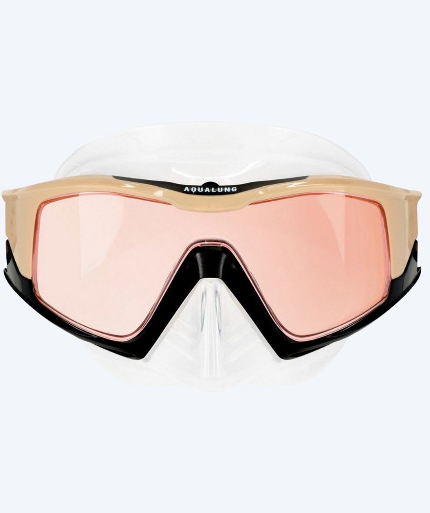 Aqualung Tauchmasken für Erwachsene - Vita - Beige/schwarz