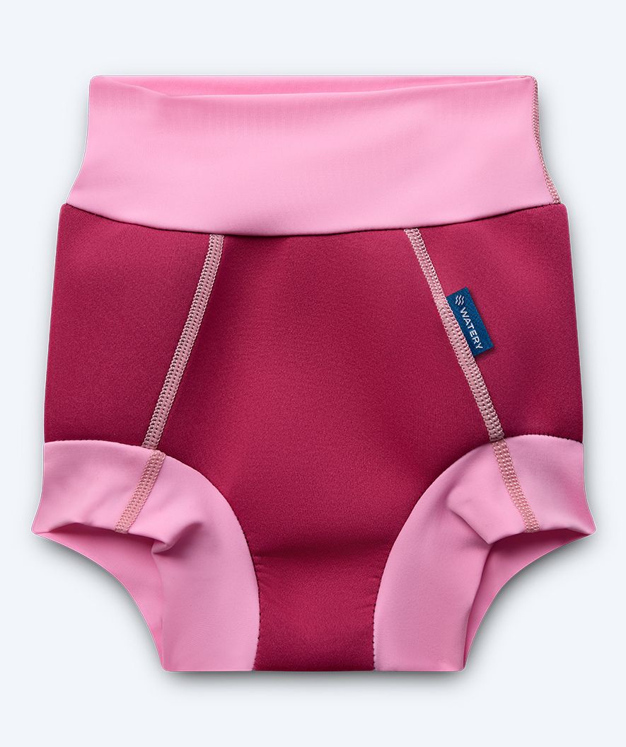 Watery Windelbadehose für Kinder - Neopren Swim Nappy - Atlantic Rosa