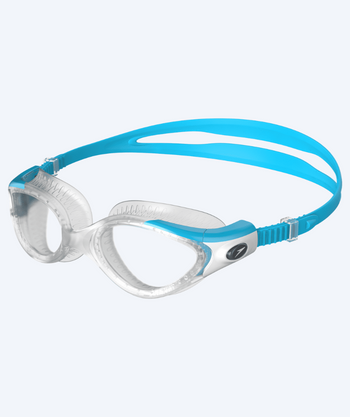 Speedo Schwimmbrille fürs Training für Damen - Biofuse Flexiseal - Hellblau