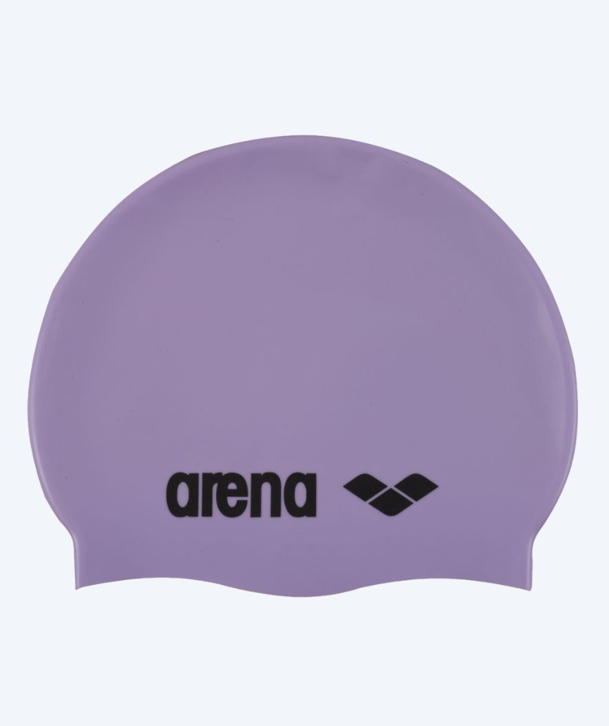 Arena Badekappe - Classic Silikone - Lila/schwarz