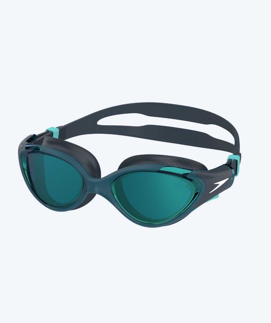 Speedo Schwimmbrille für Freizeitschwimmer - Biofuse 2.0 Mirror - Donkerblau/Grün