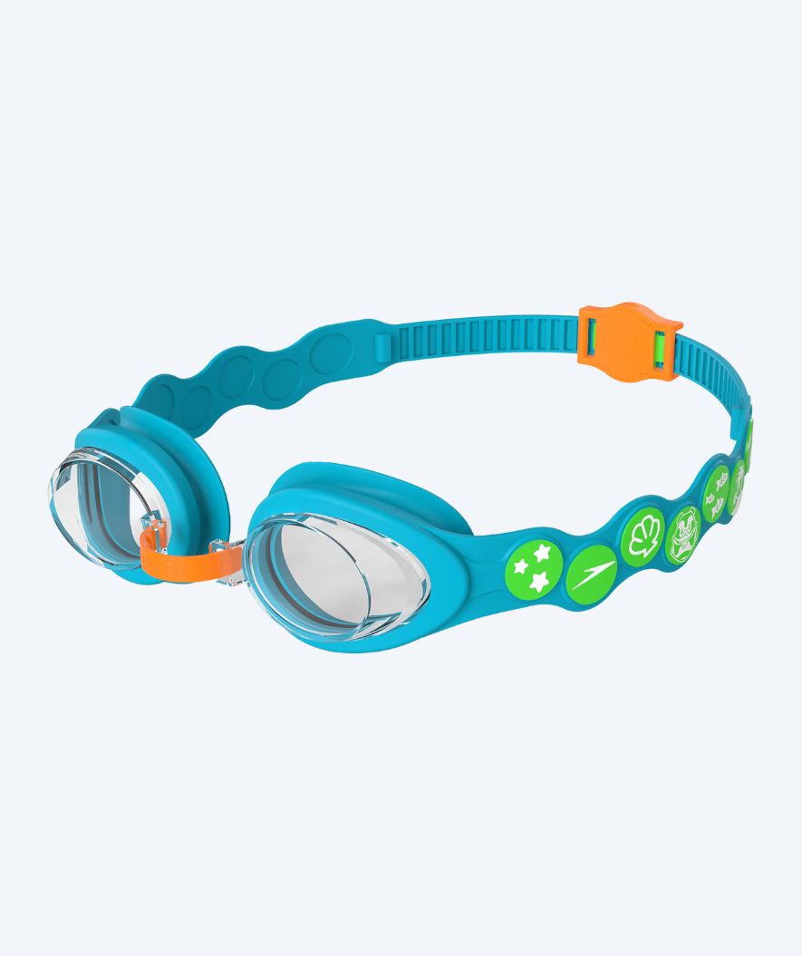 Speedo Schwimmbrille für Kinder (2-6) - Infant Spot - Blau/grün