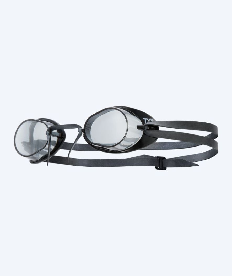 TYR Schwimmbrille - Socket Rockets 2.0 - Schwarz (Smoke Scheiben)
