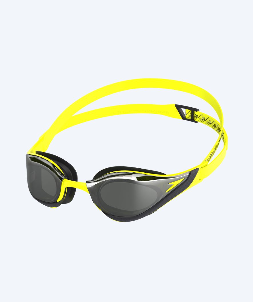 Speedo Elite Schwimmbrille - Fastskin Pure Focus Mirror - Gelb/schwarz