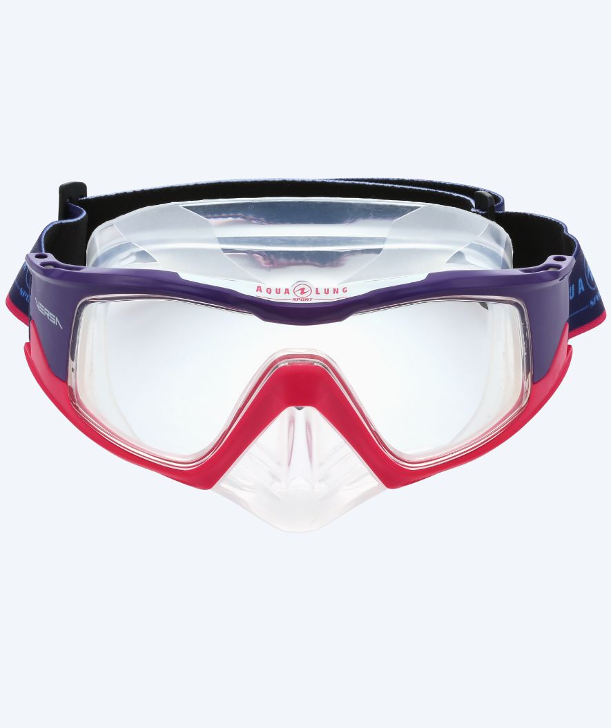 Aqualung Schwimmmaske für Erwachsene - Versa - Pink/lila