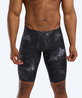 TYR lange Badehose für Herren - Durafast Elite Ison - Schwarz/grau