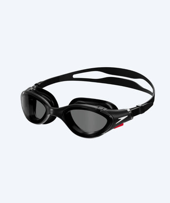 Speedo Schwimmbrille fürs Training - Biofuse Flexiseal - Schwarz (Smoke Scheiben)
