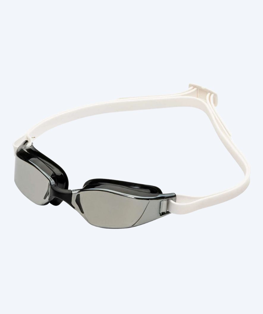 Aquasphere Wettkampf-Schwimbrille - Xceed A1 - Weiß/schwarz (Mirror linse)