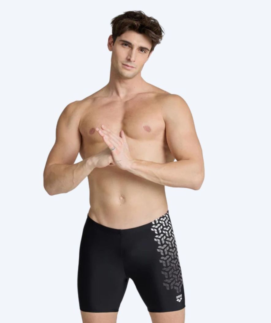 Arena lange Badehose für Herren - Kikko V - Schwarz/Weiss
