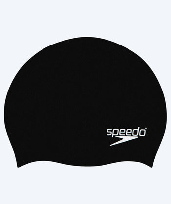 Speedo Badekappe für Junior (12-18) - Plain - Schwarz