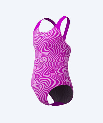 Speedo Badeanzug für Mädchen - Allover Digital Splashback - Rosa