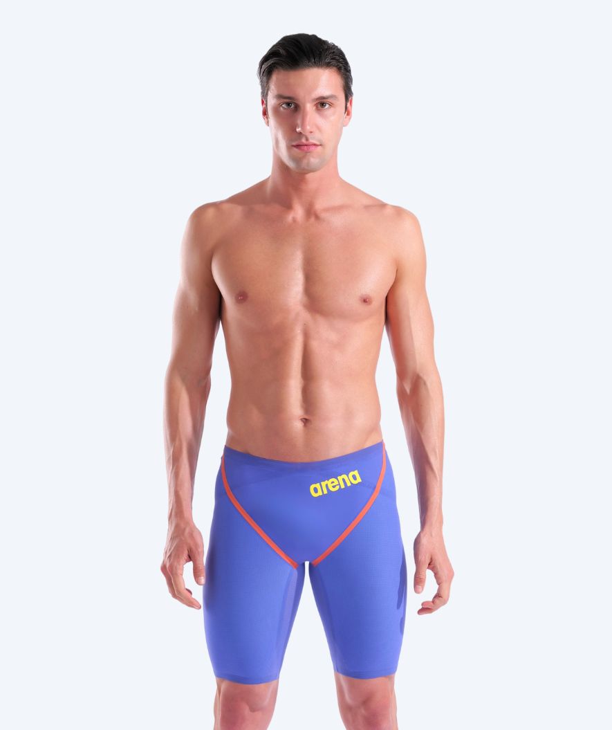 Arena Wettkampf Badehose für Herren - Carbon Glide - Future Dusk/koralle (Limited 2025)