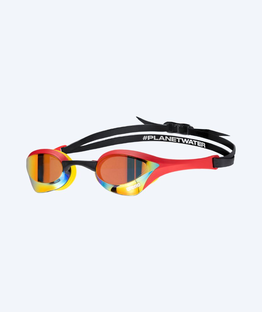 Arena Elite Schwimmbrillen - Cobra Ultra SWIPE Mirror - Rot/gold