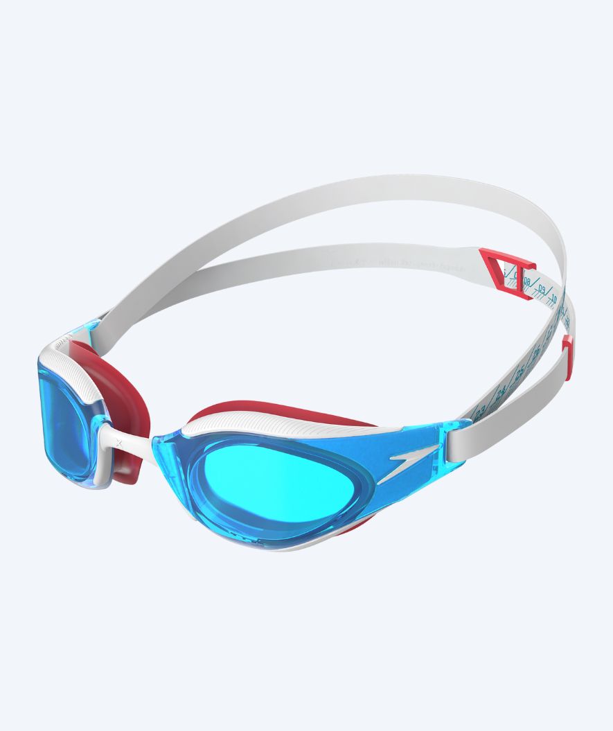 Speedo Elite Schwimmbrille - Fastskin Hyper Elite - Weiß/blau
