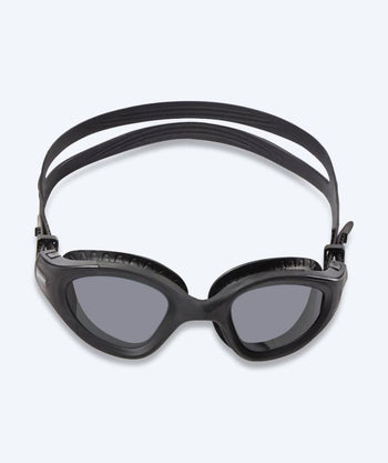 Watery Schwimmbrille fürs Training - Kelvin Active - Schwarz (Smoke Scheiben)