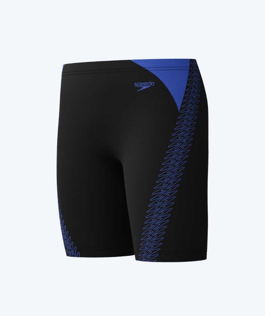 Speedo lange Badehose für Jungen - Hyperboom Splice - Schwarz/Donkerblau
