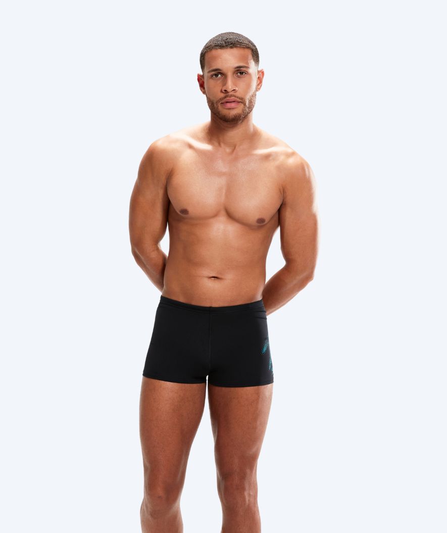 Speedo Aquashorts für Herren - Hyperboom Placement - Schwarz/blau