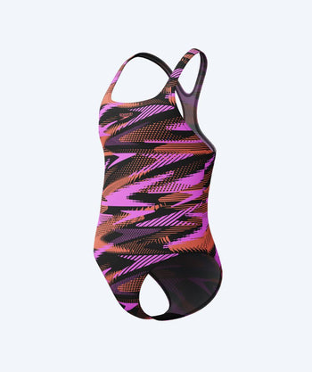Speedo Badeanzug für Mädchen - Hyperboom Allover Medalist - Rosa/orange