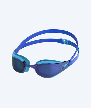 Speedo Wettkampf Schwimbrille für Kinder (6-14) - Fastskin Hyper Elite Mirror - Blau