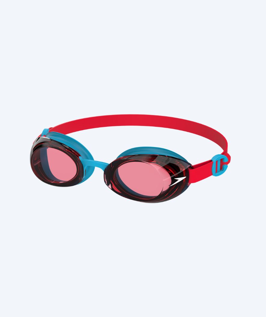 Speedo Schwimmbrillen für Kinder (6-14) - Jet 2.0 - Blau/rot
