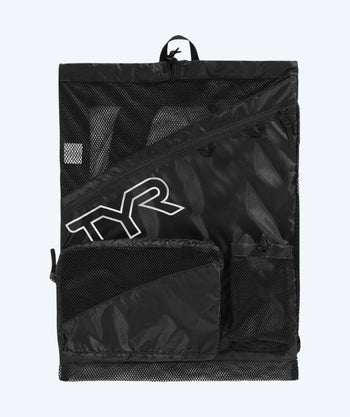 TYR Netzbeutel zum Schwimmen - Elite Team 40L - Schwarz