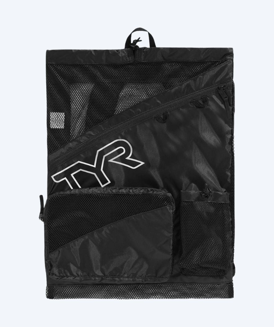 TYR Netzbeutel zum Schwimmen - Elite Team 40L - Schwarz