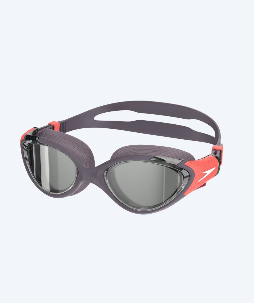 Speedo Schwimmbrille für Damen - Biofuse 2.0 Mirror - Lila/Orange