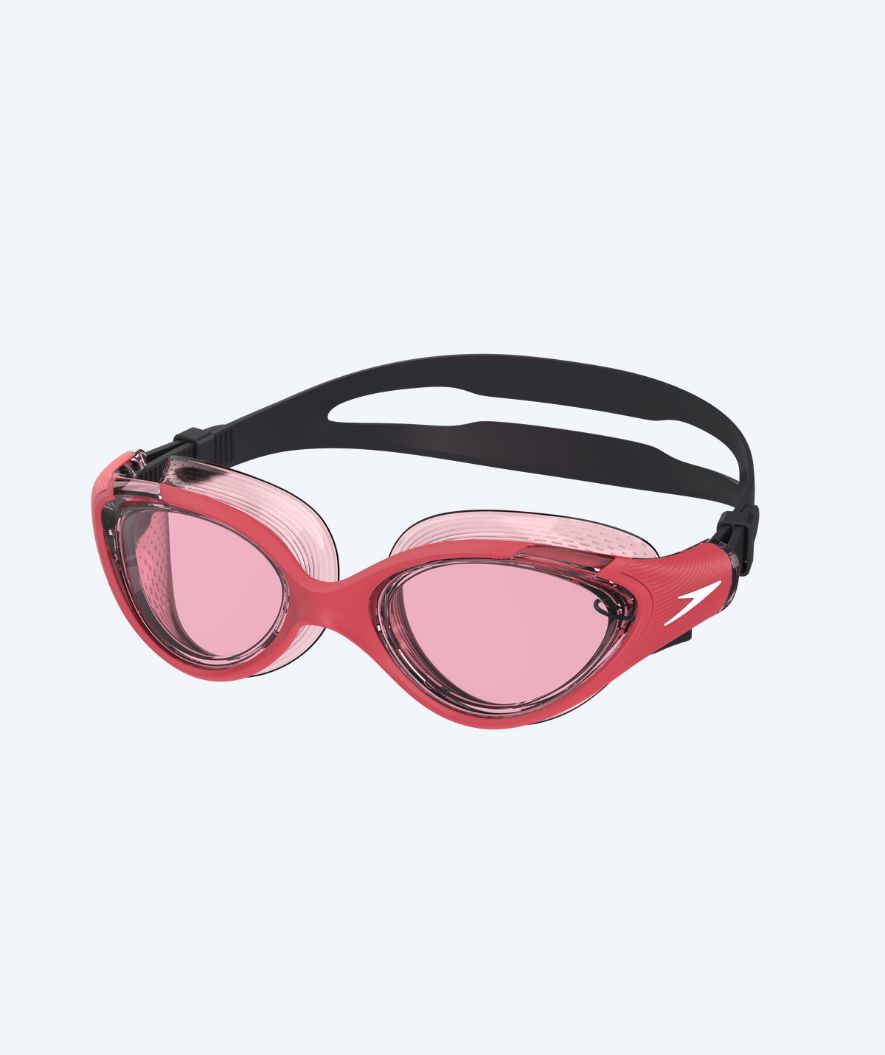Speedo Schwimmbrille für Damen - Biofuse 2.0 - Rot/Rosa