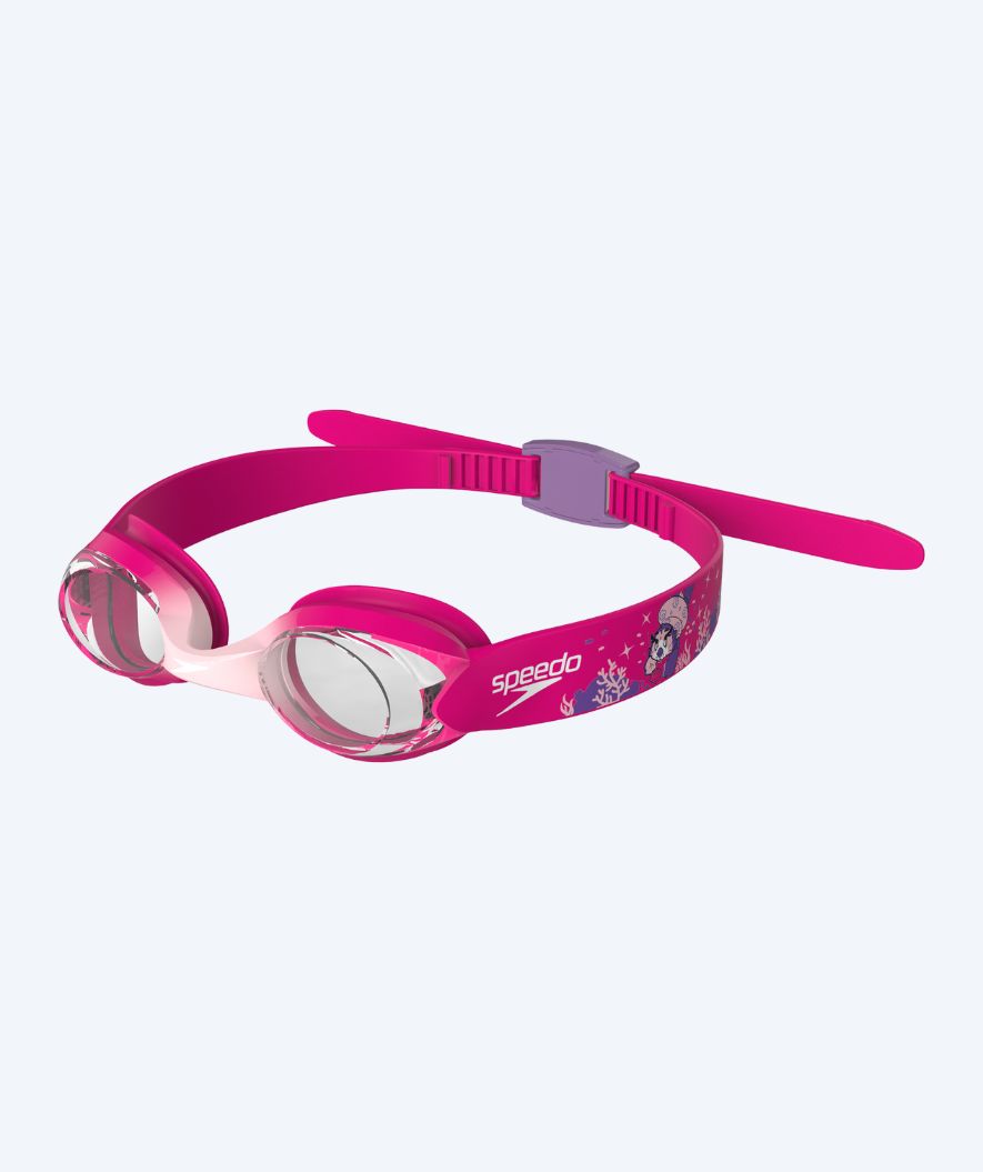 Speedo Schwimmbrille für Kinder (2-6) - Infant Illusion - Rosa/Klar