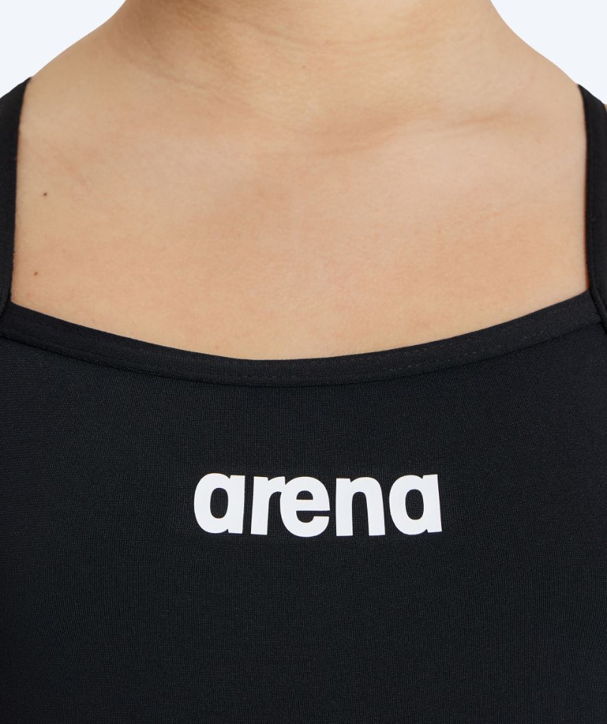 Arena Badeanzug für Mädchen - Solid Lighttech - Schwarz