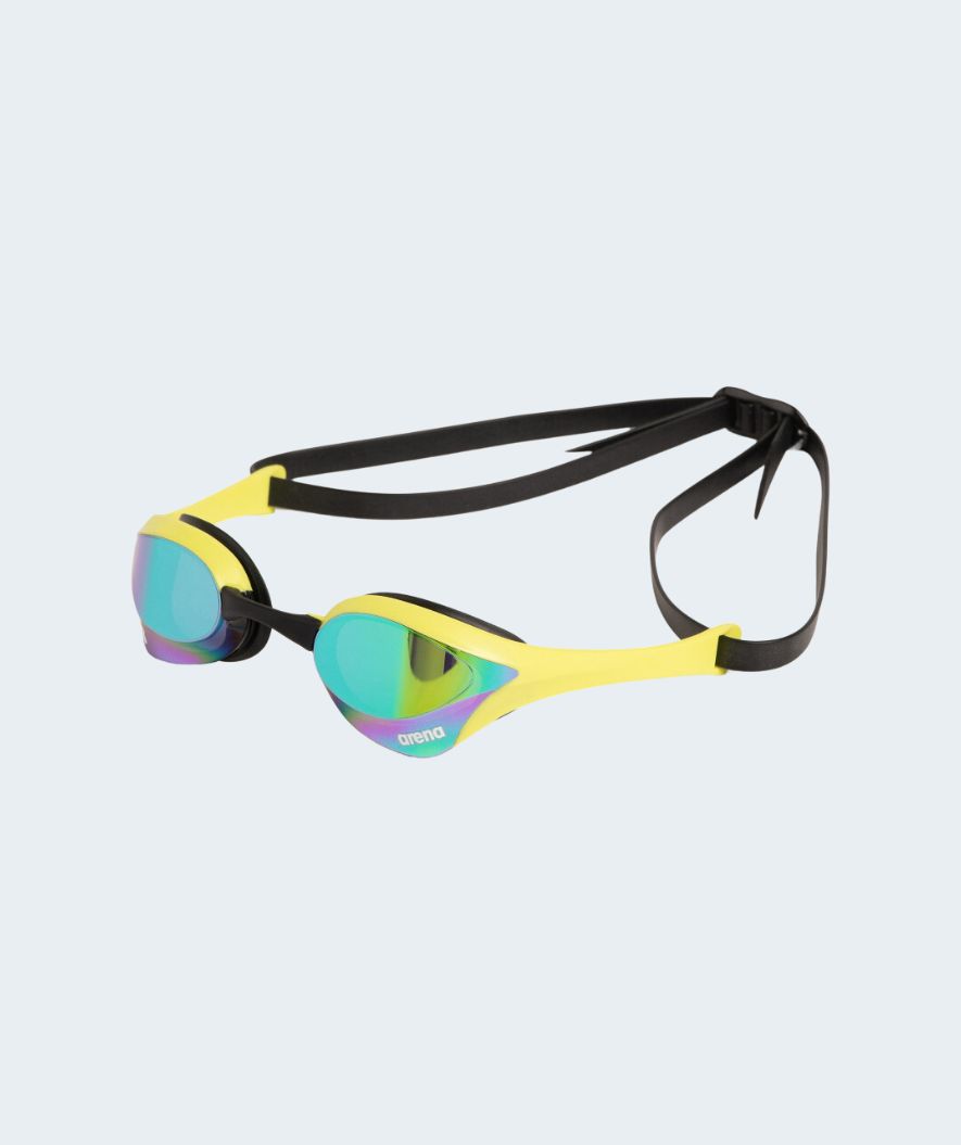 Arena Elite Schwimmbrille - Cobra Ultra SWIPE Mirror - Gelb/Lime