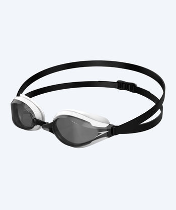 Speedo Elite Schwimmbrillen - Fastskin Speedsocket 2 - Weiß/Schwarz (Smoke Scheiben)