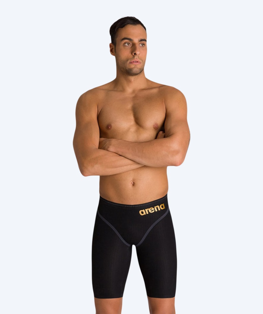 Arena Wettkampf Badehose für Herren - Powerskin Carbon Core FX - Schwarz/Gold (Limited 2024)