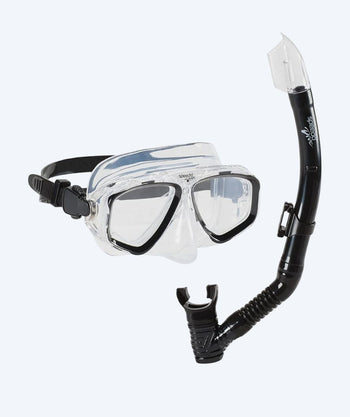Speedo Combo Schnorchelset für Erwachsene - Adventure - Schwarz