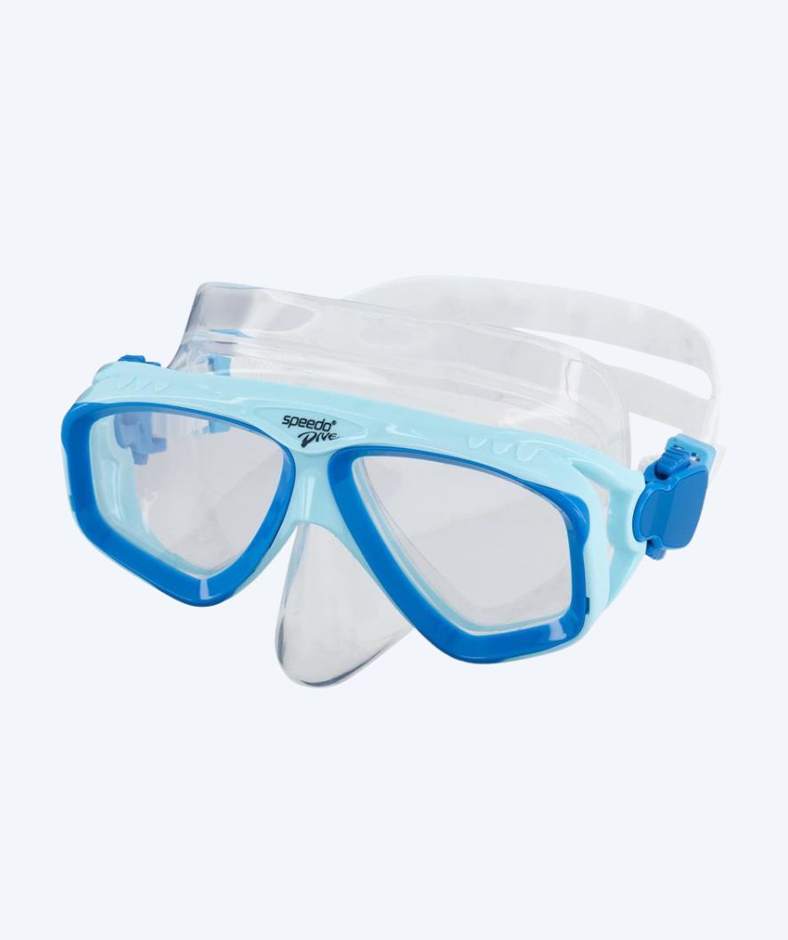 Speedo Tauchmaske für Erwachsene - Adventure - Blau/Klar