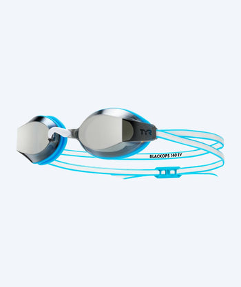 TYR Schwimmbrille für Damen - Blackops 140 EV Mirrored - Blau/Weiss