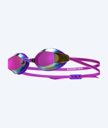 TYR Schwimmbrille für Damen - Blackops 140 EV Mirrored - Lila/Rosa