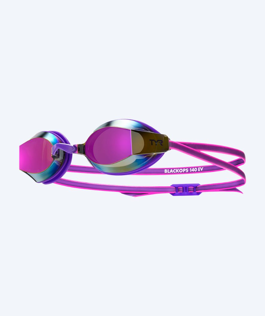 TYR Schwimmbrille für Damen - Blackops 140 EV Mirrored - Lila/Rosa