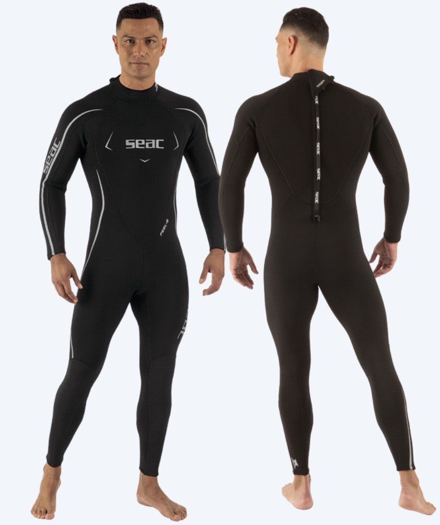 SEAC Neoprenanzug für Herren - Feel-S (3mm) - Schwarz/Grau