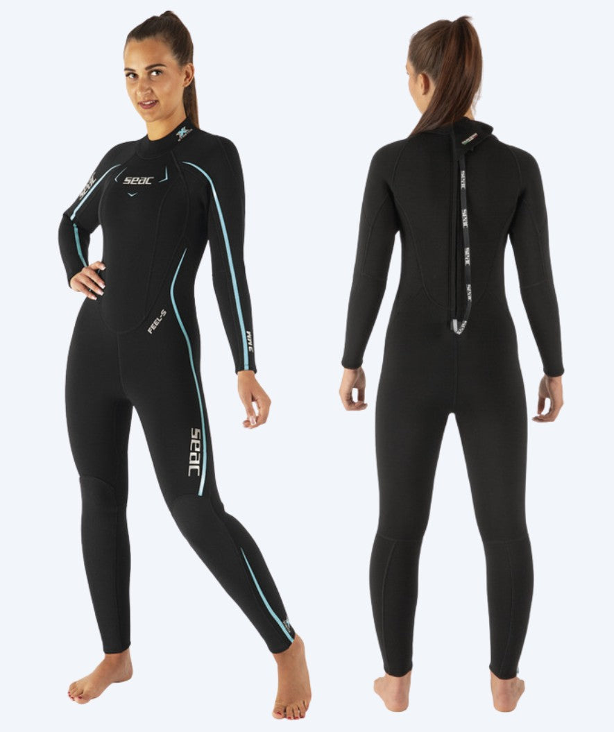 SEAC Neoprenanzug für Damen - Feel-S (3mm) - Schwarz/Weiß