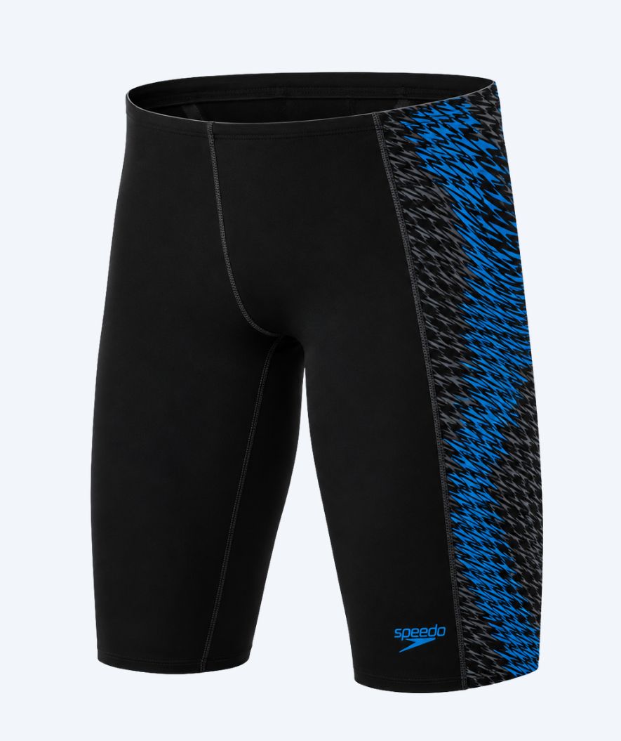 Speedo lange Badehose für Herren - Endurance Max Tech Pannel - Schwarz/Dunkelblau