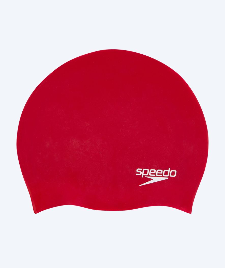 Speedo Badekappe für Junioren (6-16) - Plain - Rot