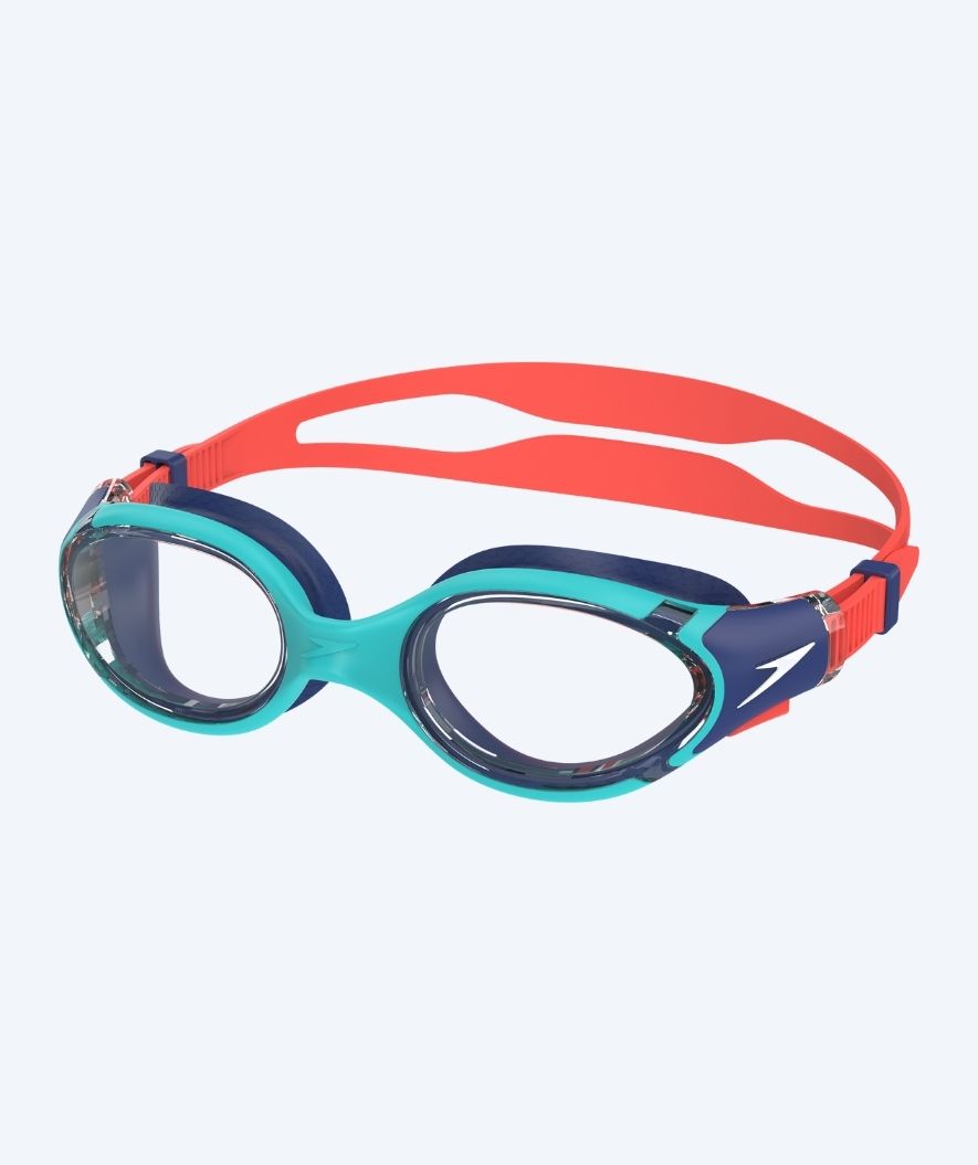 Speedo Schwimmbrille für Kinder (6-14) - Biofuse 2.0 - Blau/Orange