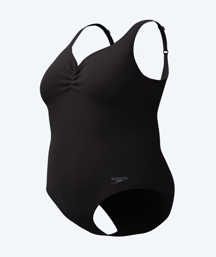 Speedo Badeanzug für Damen in Plus Size - Shaping AquaNite - Schwarz