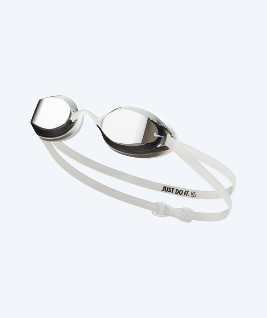 Nike Elite Schwimmbrillen - Legacy Comfort Mirror - Weiss/Silber