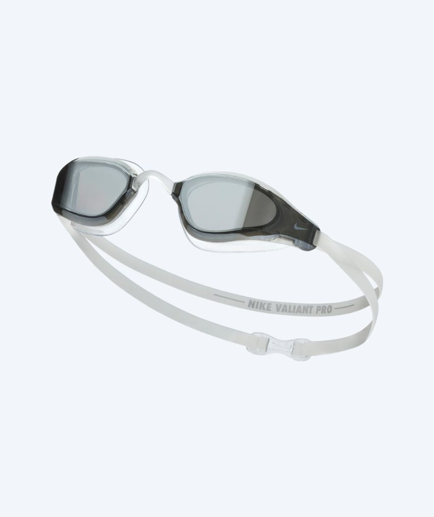Nike Elite Schwimmbrillen - Valiant Pro Mirror - Weiss/Silber