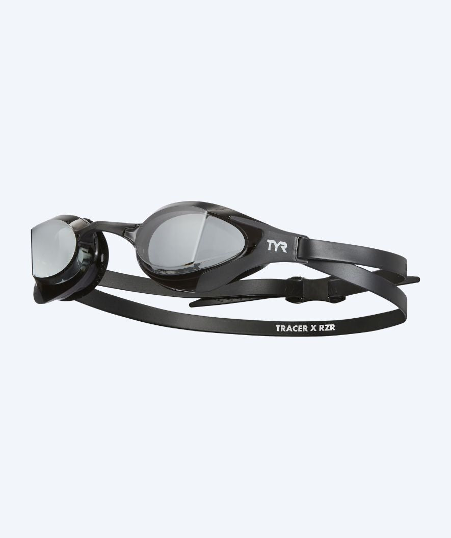 TYR Schwimmbrille - Tracer-X Racing RZR - Schwarz (Smoke Scheiben)